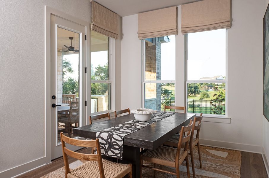 Representative furnished interior of a home built from the Hathaway by Ashton Woods in Provence 70s, Austin (Image 6).