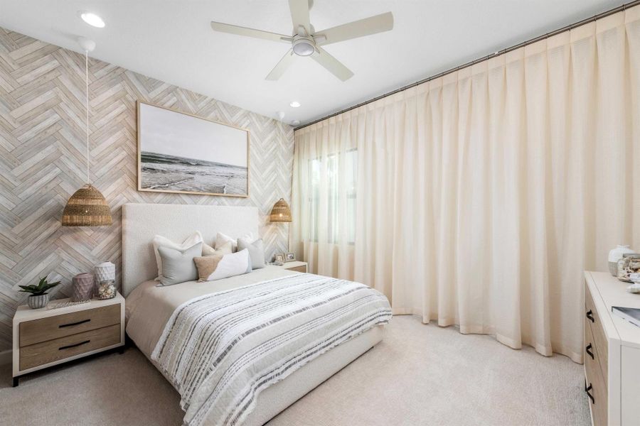 Furnished interior view inside a new home in Valencia Del Mar, Boynton Beach (Image 5).