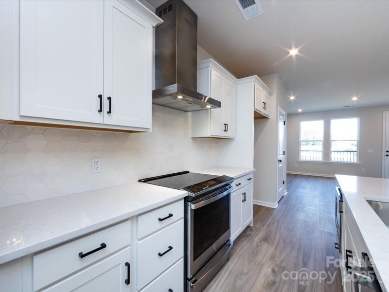 Loads of Cabinet Storage and Matte Black Hardware.