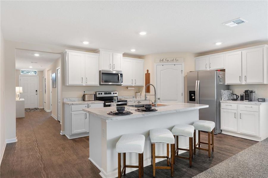 Furnished interior in a model home at Palm Coast Homesites in Palm Coast (Image 15).