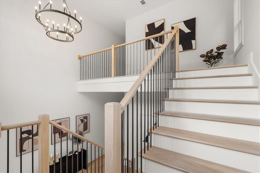 Furnished interior view inside a new home in , Atlanta (Image 38).