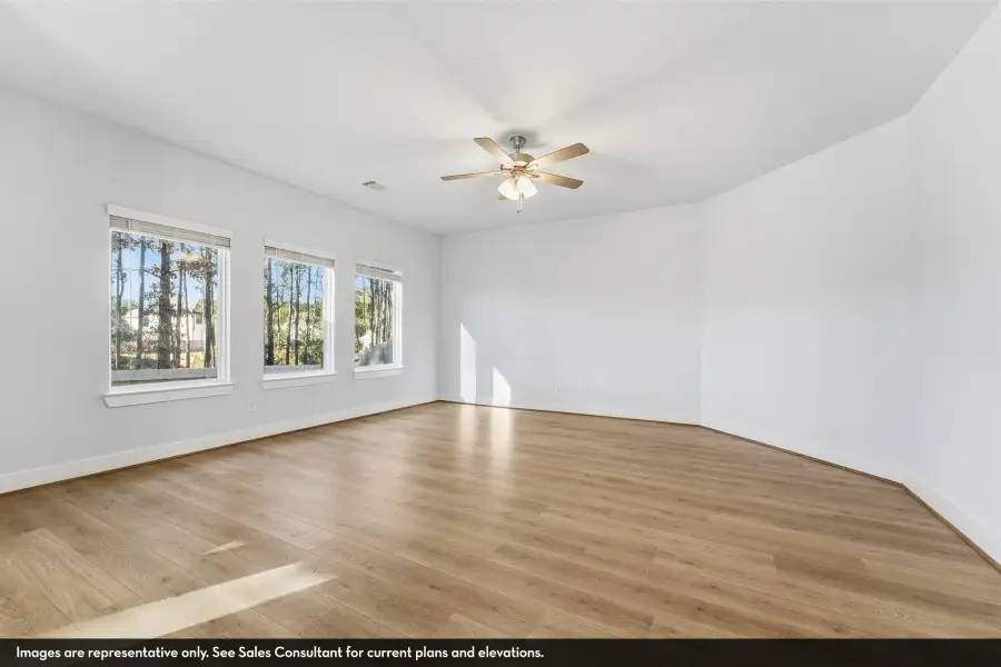 Representative unfurnished interior of a home built from the Aquila by CastleRock Communities in Chasin Heights, Converse (Image 15).