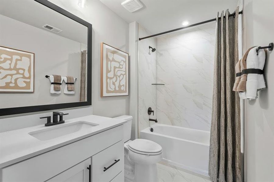 Furnished interior view inside a new home in Sea Trail, Sunset Beach (Image 28).
