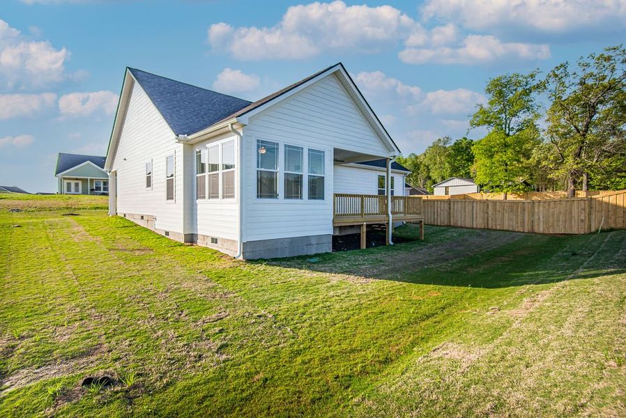 Representative exterior photo of a completed home built from the Mediterranean by Enchanted Homes in Messer Farms, Inman, SC (Image 25).