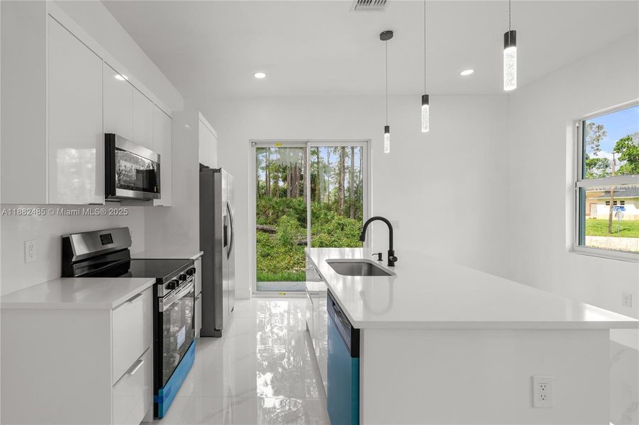 Furnished interior view inside a new home in , Lehigh Acres (Image 10).