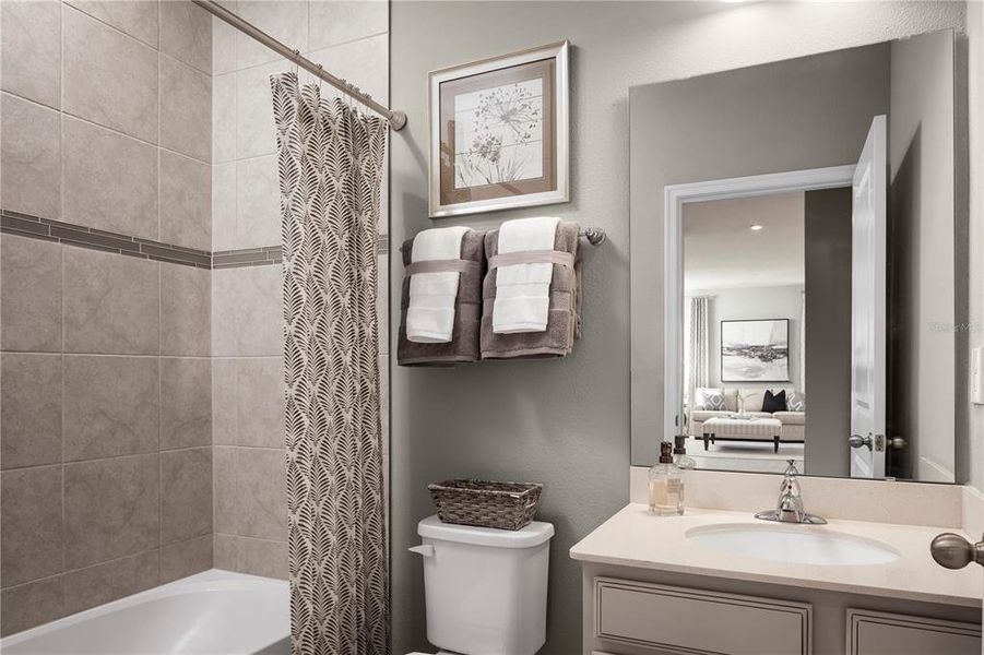 Furnished interior view inside a new home in The Crossings, St. Cloud (Image 13).