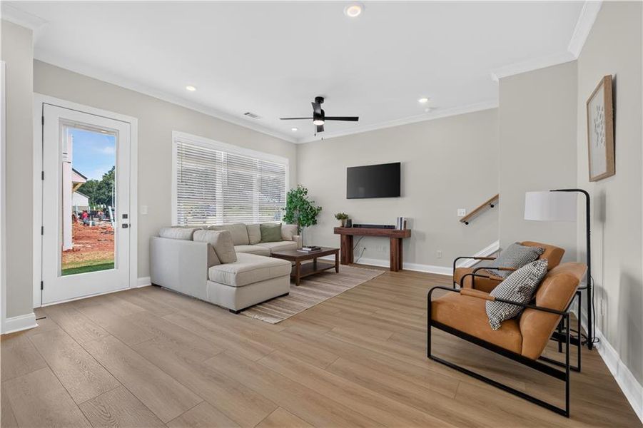 Furnished interior view inside a new home in The Preserve at Killian Hill, Lilburn (Image 14).