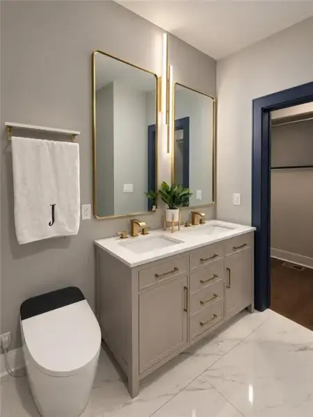 Furnished interior view inside a new home in , Atlanta (Image 4).