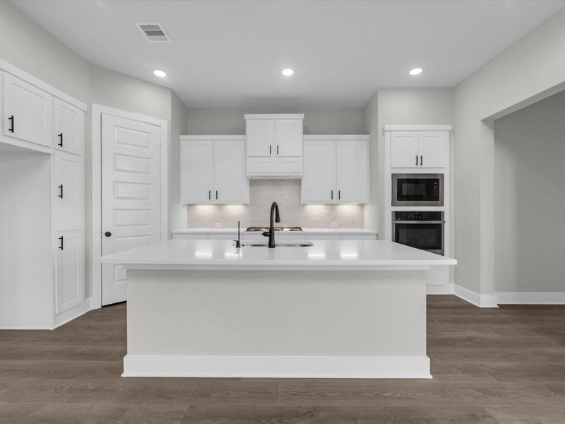 Furnished interior view inside a new home in Oakhill Reserve, Tomball (Image 5).