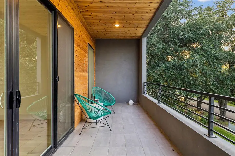 Exterior details and patio area of a home in , Dallas (Image 4). Exterior details and patio area of a home in , Dallas (Image 4).