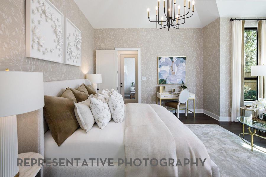 Furnished interior view inside a new home in Santa Rita Ranch, Liberty Hill (Image 11).