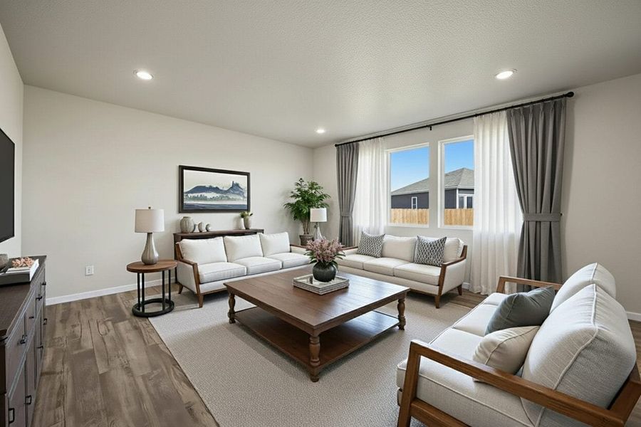 Furnished interior view inside a new home in The Glen-12, Colorado Springs (Image 6).