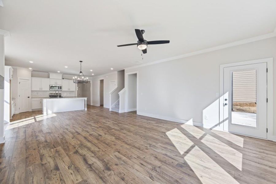 Spacious, unfurnished interior of a new home in , Hartwell (Image 45).