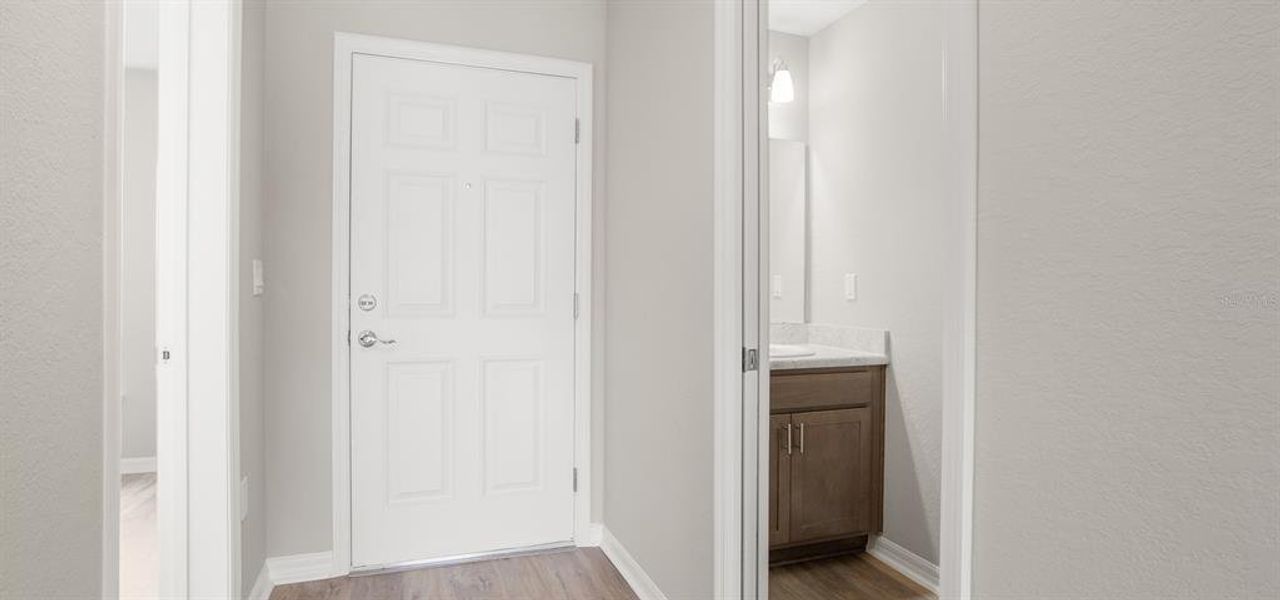 Spacious, unfurnished interior of a new home in Harbor at Lake Henry - Townhomes, Winter Haven (Image 14).