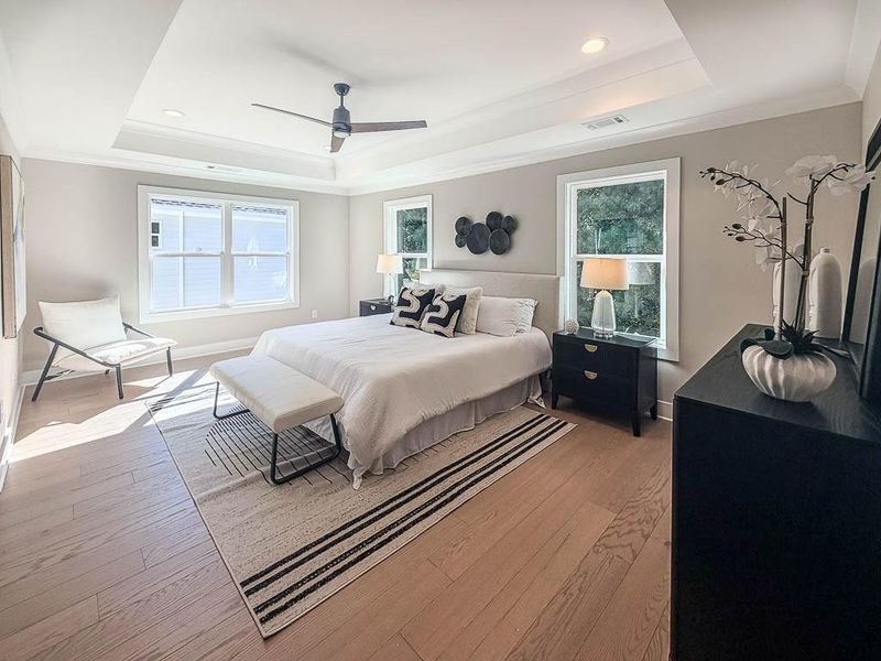 Furnished interior view inside a new home in , Decatur (Image 10).