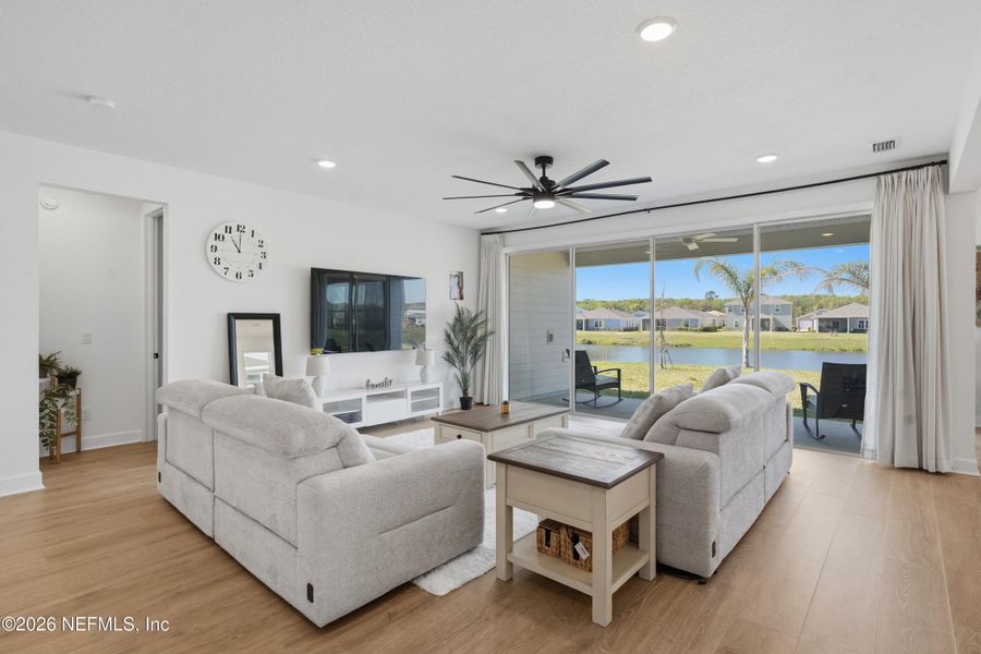 Furnished interior view inside a new home in TrailMark, St. Augustine (Image 29).