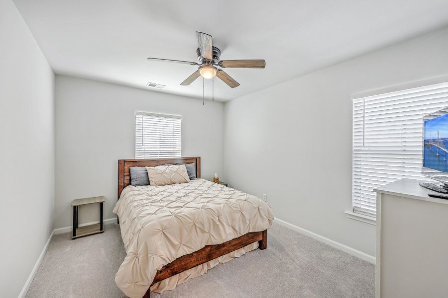 Furnished interior view inside a new home in Limehouse Village: Arbor Series, Summerville (Image 24). Furnished interior view inside a new home in Limehouse Village: Arbor Series, Summerville (Image 24).
