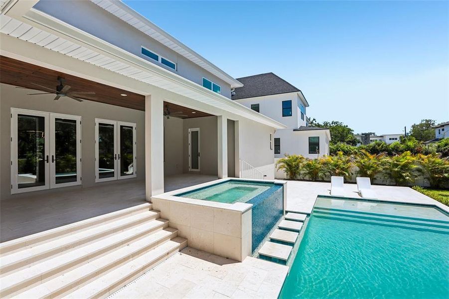 Exterior details and patio area of a home in , Tampa (Image 47).