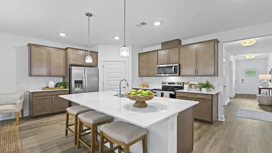 Furnished interior view inside a new home in The Pines at New Hampstead, Bloomingdale (Image 6).