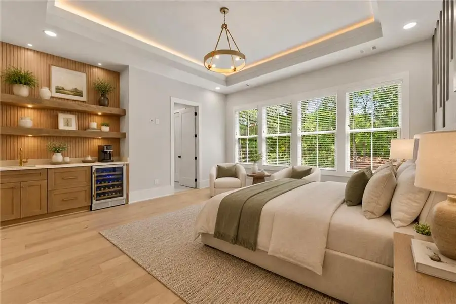 Furnished interior view inside a new home in , Cumming (Image 50).