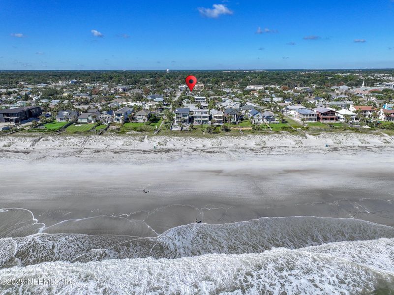 Front exterior of a new home in , Neptune Beach, FL, highlighting curb appeal (Image 32).
