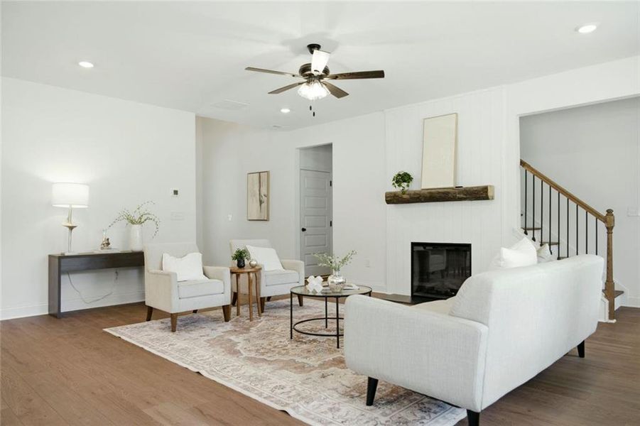 Furnished interior view inside a new home in , Mansfield (Image 37). Furnished interior view inside a new home in , Mansfield (Image 37).