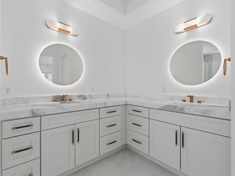 Furnished interior view inside a new home in , Canton (Image 18).