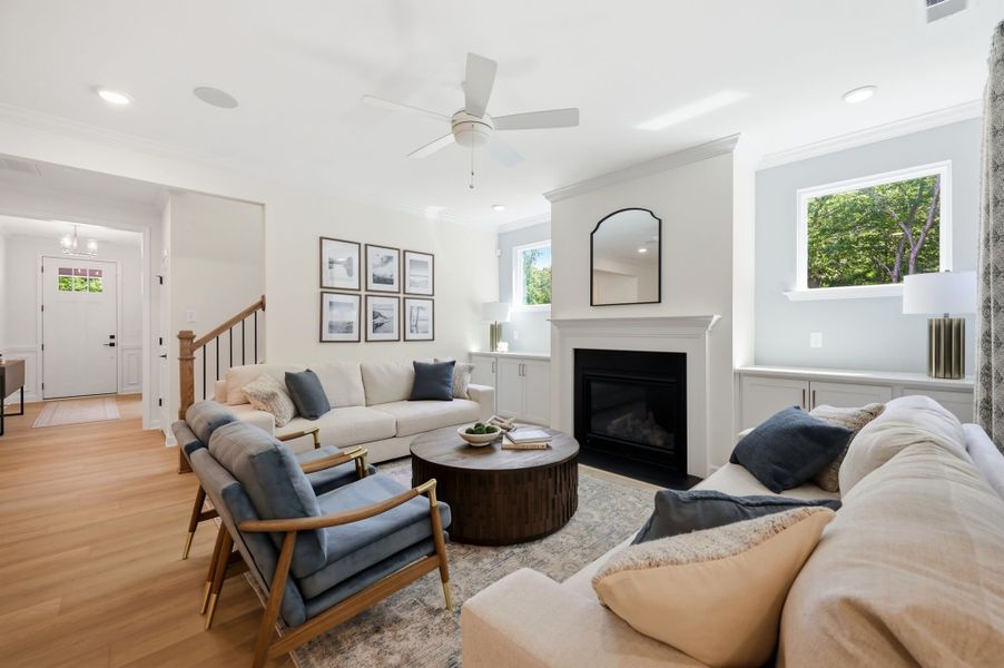 Representative furnished interior of a home built from the The Aspen by Davidson Homes LLC in Ashland, Holly Springs (Image 15).