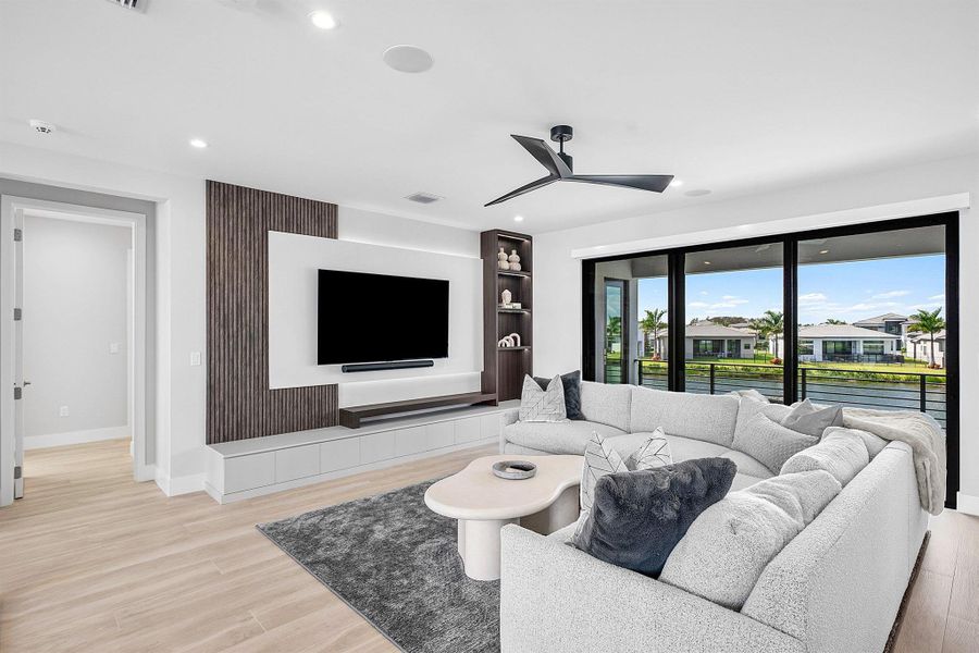 Furnished interior view inside a new home in , Boca Raton (Image 65). Furnished interior view inside a new home in , Boca Raton (Image 65).