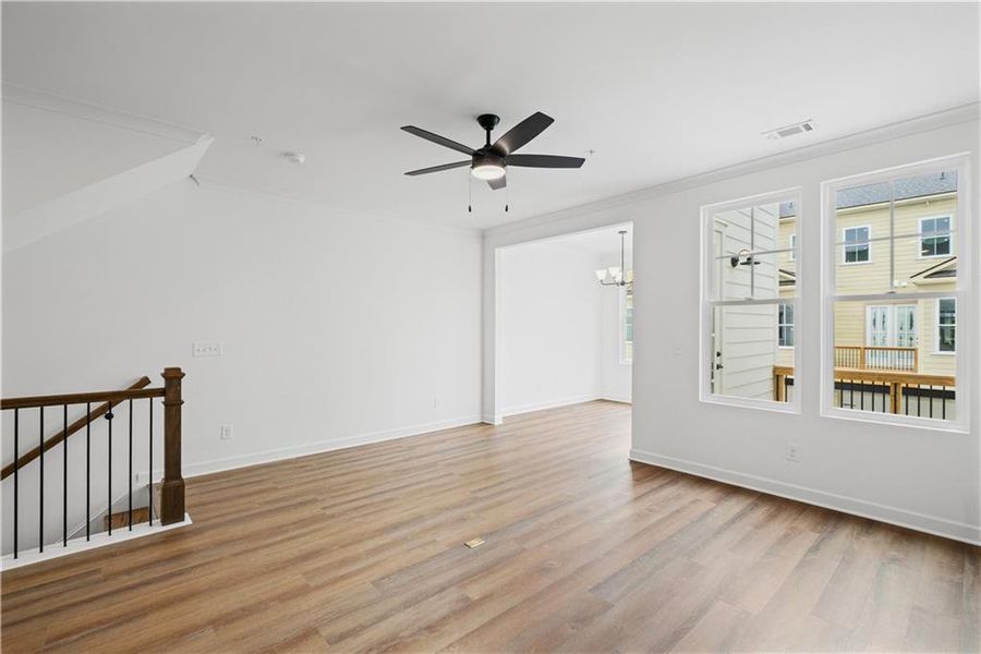 Spacious, unfurnished interior of a new home in , Canton (Image 25).