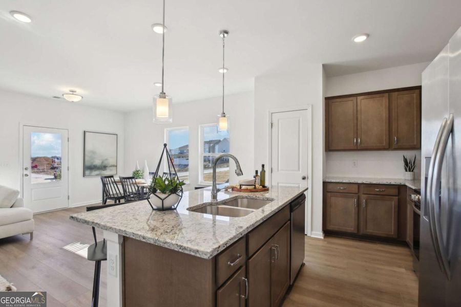 Furnished interior view inside a new home in Crescent Towns, Riverdale (Image 20).