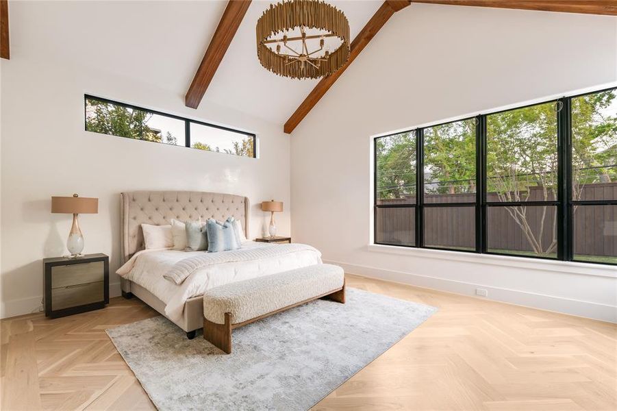 Furnished interior view inside a new home in , Dallas (Image 13).