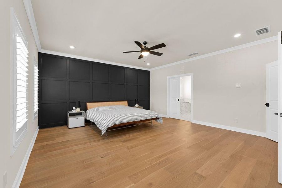 Furnished interior view inside a new home in , Alpharetta (Image 37).