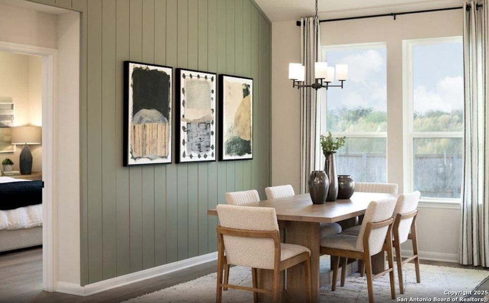 Furnished interior view inside a new home in Comanche Ridge, San Antonio (Image 11).