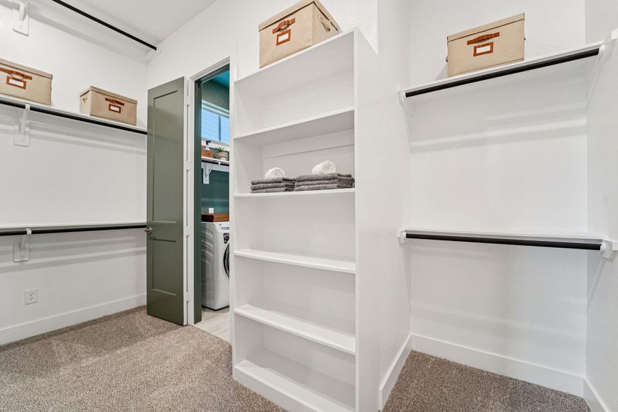 Furnished interior view inside a new home in Bridgeland, Cypress (Image 16). Furnished interior view inside a new home in Bridgeland, Cypress (Image 16).