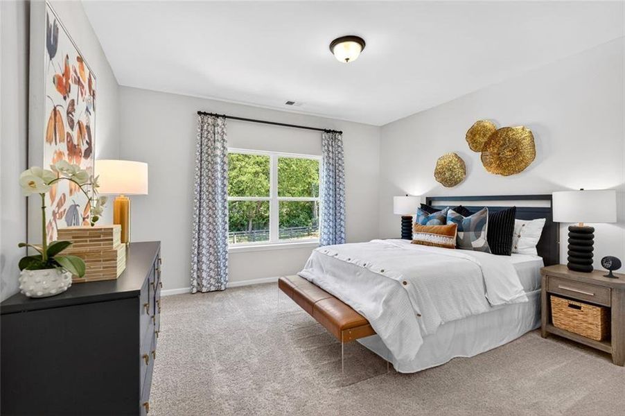 Furnished interior view inside a new home in Sagebrook, Powder Springs (Image 13).