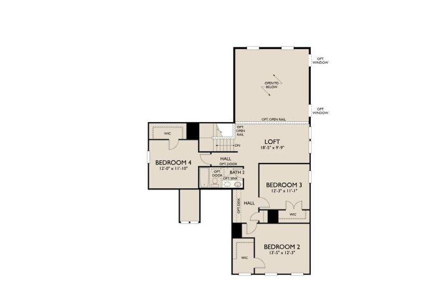 2D floor plan layout of this home in , Summerville, SC (Image 3).