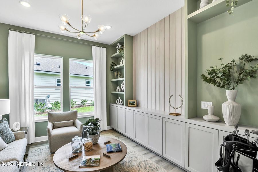 Furnished interior view inside a new home in , Flagler Beach (Image 23). Furnished interior view inside a new home in , Flagler Beach (Image 23).