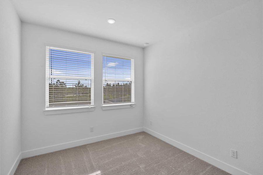 Spacious, unfurnished interior of a new home in Bridgeland, Cypress (Image 18).