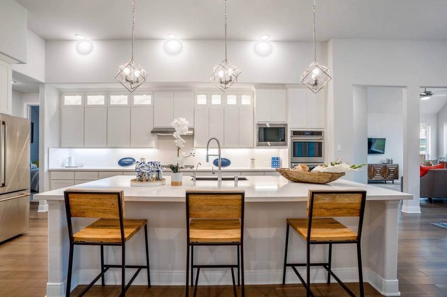 Furnished interior in a model home at Briarley in Montgomery (Image 9).