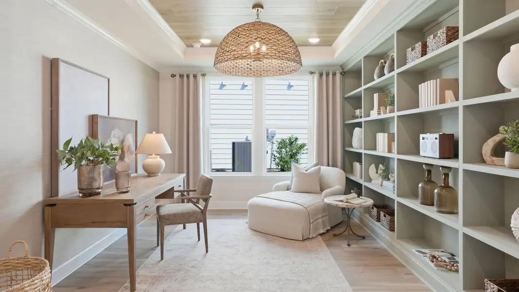 Representative furnished interior of a home built from the Renown by Del Webb in Del Webb Point Hope, Charleston (Image 13). Representative furnished interior of a home built from the Renown by Del Webb in Del Webb Point Hope, Charleston (Image 13).