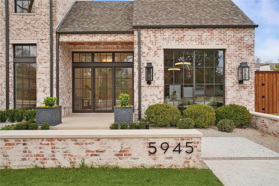 Exterior details and patio area of a home in , Dallas (Image 24). Exterior details and patio area of a home in , Dallas (Image 24).
