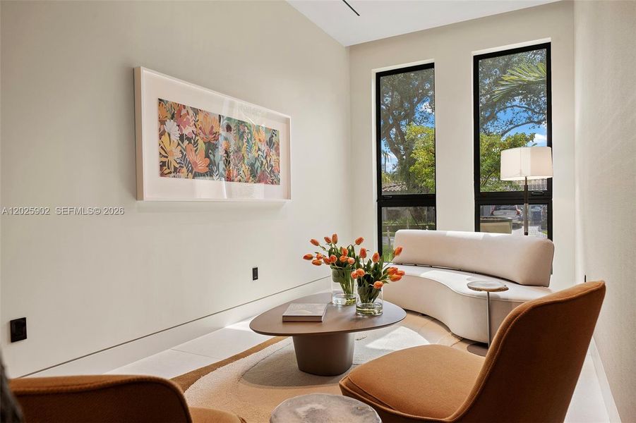 Furnished interior view inside a new home in , Miami (Image 33). Furnished interior view inside a new home in , Miami (Image 33).