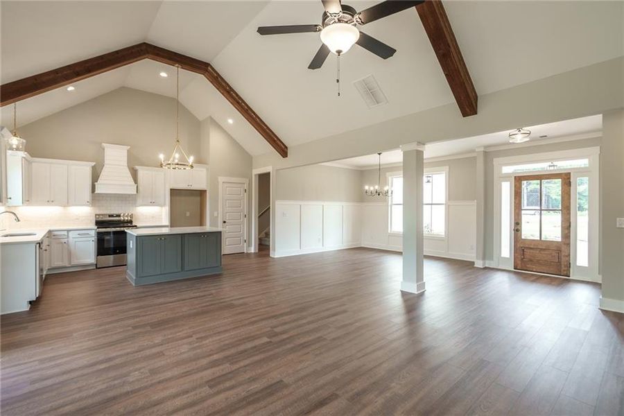 Spacious, unfurnished interior of a new home in , Social Circle (Image 17). Spacious, unfurnished interior of a new home in , Social Circle (Image 17).