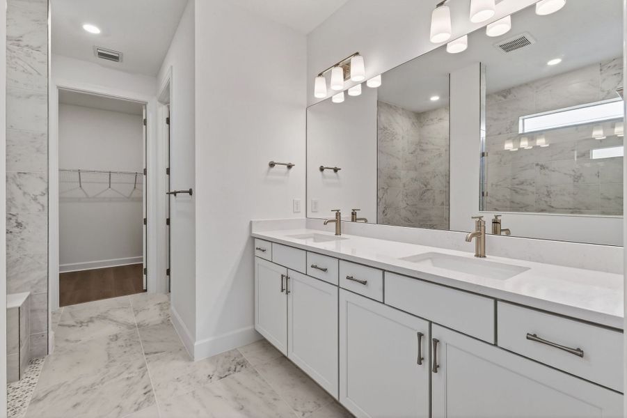 Furnished interior view inside a new home in Del Webb Tradition, Port St. Lucie (Image 11).