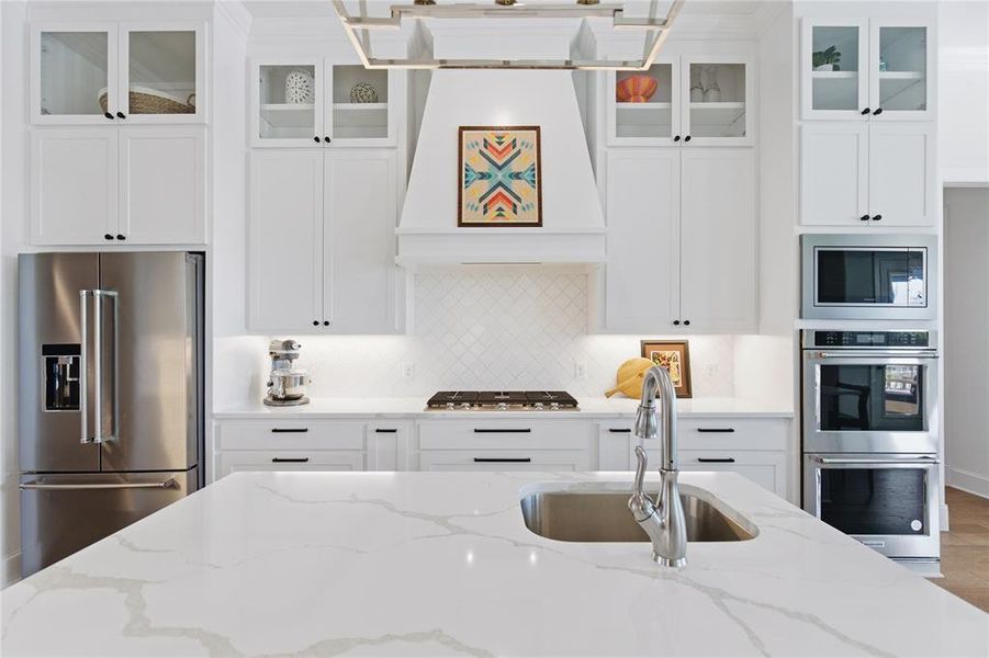 Furnished interior view inside a new home in , Aledo (Image 24).