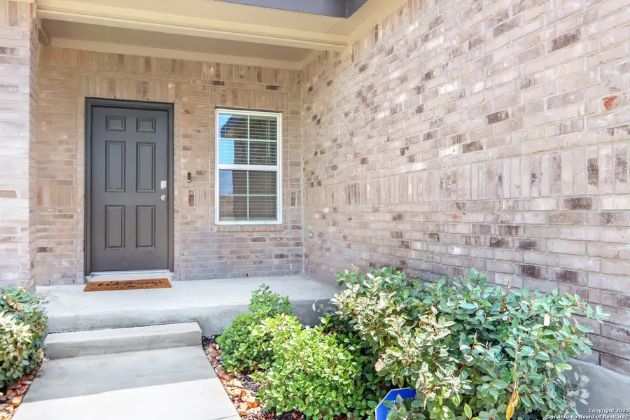 Front exterior of a new home in , San Antonio, TX, highlighting curb appeal (Image 1). Front exterior of a new home in , San Antonio, TX, highlighting curb appeal (Image 1).
