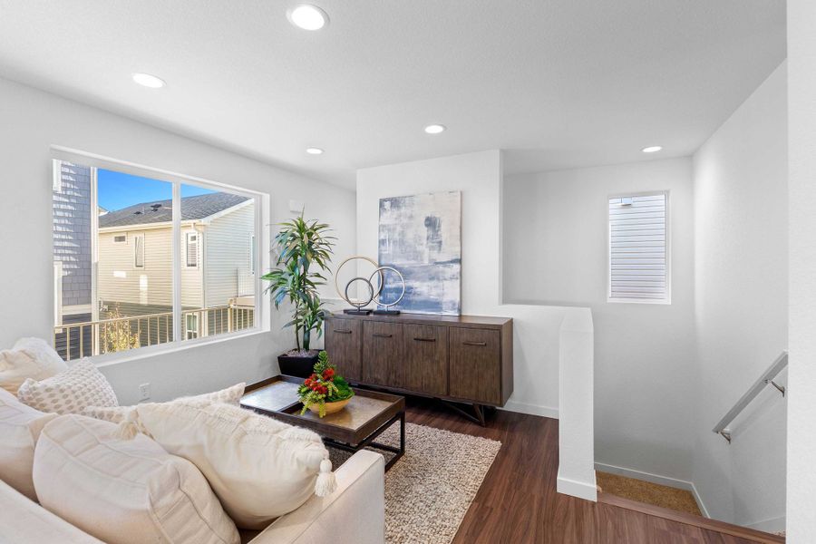 Furnished interior view inside a new home in Banning Lewis Ranch, Colorado Springs (Image 10).