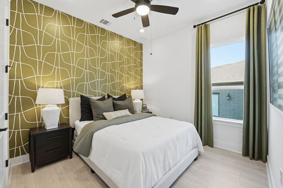 Furnished interior view inside a new home in Travisso, Leander (Image 21).