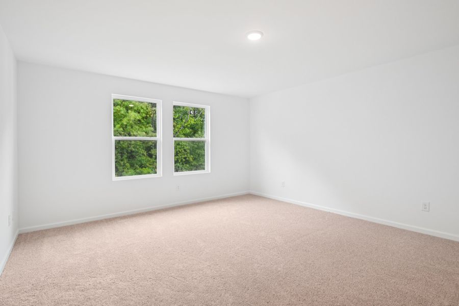 Representative unfurnished interior of a home built from the Brooke by Ashton Woods in Middleton Farms, Middlesex (Image 24).
